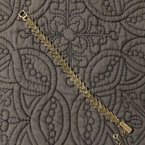 Marcasite Chevron Tennis Bracelet